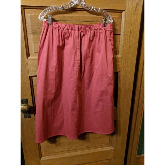 Napa Valley Skirt Size 14 Red Modest Womens A-line - Picture 2 of 6